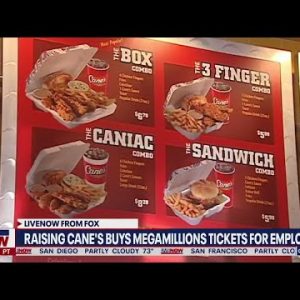 Raising Cane's buys Mega Millions jackpot tickets for employees