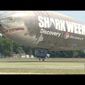 Shark Week blimp in South Carolina