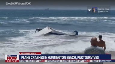 Small plane crashes in Huntington Beach NEW VIDEO | LiveNOW from FOX