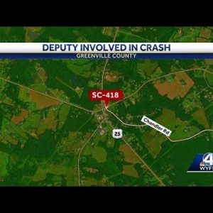 Upstate deputy involved in crash, dispatch says