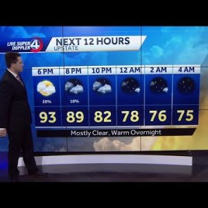 Videocast: Hot Sunday, Stray Storms Possible