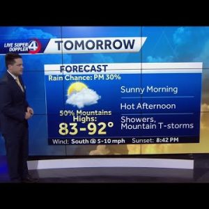 Videocast: Sunny Sunday Morning, Showers After Noon