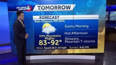 Videocast: Sunny Sunday Morning, Showers After Noon