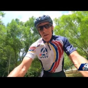 WYFF News 4’s Geoff Hart prepares for the Ride to End Alzheimer’s