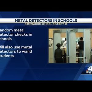 Random metal detector checks to begin in Greenwood school district, officials say