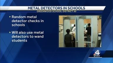 Random metal detector checks to begin in Greenwood school district, officials say