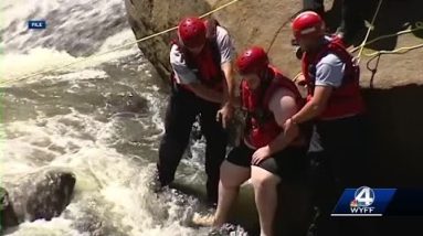 Fire department asks Falls Park visitors to stay out of water after 8th waterfall rescue this year