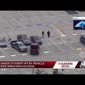 Upstate middle student hit by vehicle on first day of school, officials say
