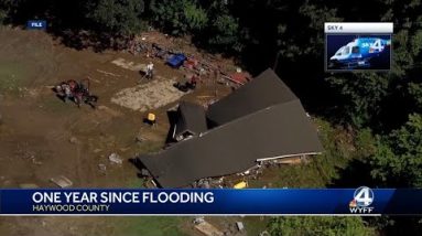 Haywood County continues to push forward one year after deadly flooding