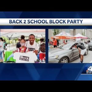 Back 2 School Block Party happening this weekend