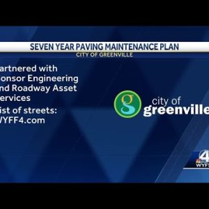 City of Greenville announces 7-year street paving plan
