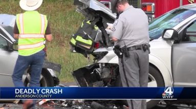 Coroner identifies man killed in head-on crash in Anderson County