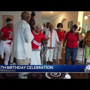 Greenville-born woman turns 105 with North Carolina family dance party