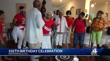Greenville-born woman turns 105 with North Carolina family dance party