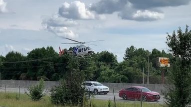 I-385 crash with injuries bogs down Tuesday evening commute