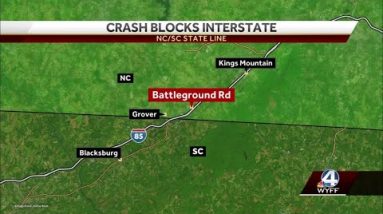 I-85 closed in both directions near North Carolina state line