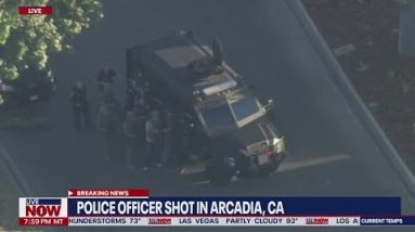 BREAKING: Police officer shot in Arcadia, suspect barricaded | LiveNOW from FOX