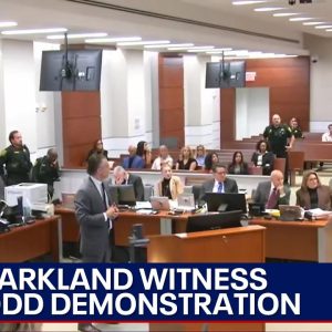 Parkland trial witness gives bizarre demonstration of Nikolas Cruz | LiveNOW from FOX