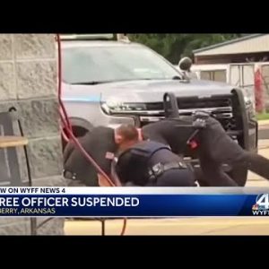 Three law enforcement officers suspended following video of  arrest of SC man