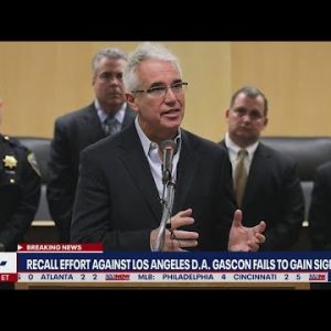 Gascon recall effort fails, nearly 200K signatures rejected | LiveNOW from FOX