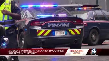Woman arrested after 2 killed, 1 injured in Midtown Atlanta shooting, police say