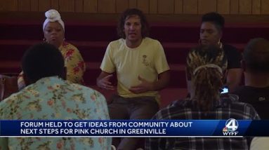 Ron Rallis lets community decide what is next for the Greenville church painted pink