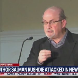 Salman Rushdie stabbed at lecture in New York | LiveNOW from FOX