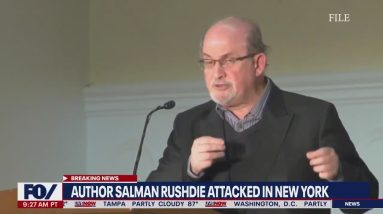 Salman Rushdie stabbed at lecture in New York | LiveNOW from FOX