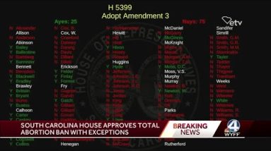 SC House approves abortion ban with exceptions
