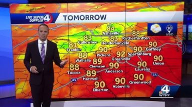 Scattered afternoon storms through Thursday