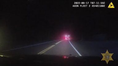 Thieves caught stealing lumber lead deputies on 90-minute chase caught on camera