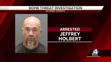 Upstate man arrested for bomb threats, deputies say