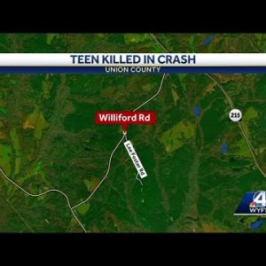 Upstate teen killed in crash, coroner says