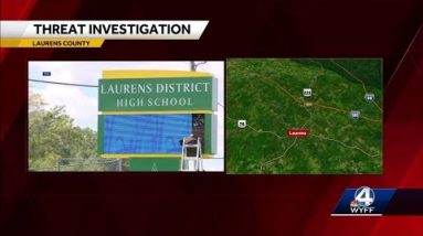 Threat at Laurens District 55 High School was 'initiated by a student with the intent of it being...