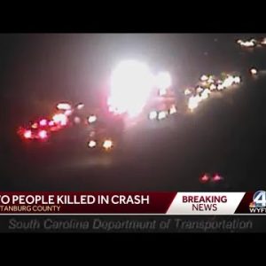 Young child, grandfather killed in I-85 crash in South Carolina, coroner says