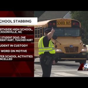 Student killed, 2 injured, teacher hurt in stabbing attack at North Carolina high school