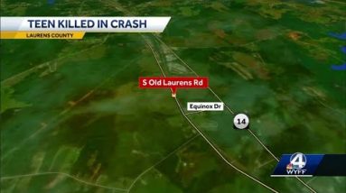 16-year-old killed in Upstate crash, coroner says