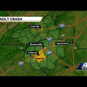 Adult killed, child injured in Anderson County crash, coroner says