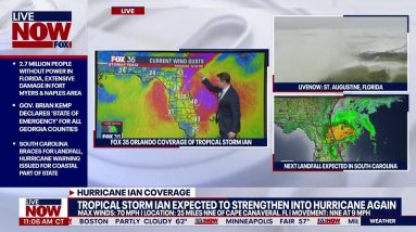 LIVE: Hurricane Ian updates: Now a tropical storm as it crosses Florida | LiveNOW from FOX