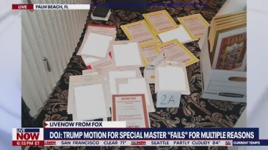 Trump posts response to released images of documents from FBI search of Mar-a-Lago | LiveNOW from FO
