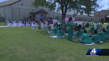 Butterfly release ceremony symbolizes letting go of trauma