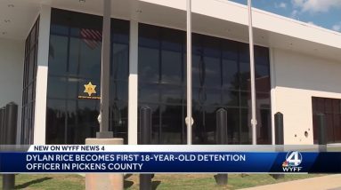 Dylan Rice becomes first 18-year-old Pickens Co. Detention Officer