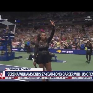 'You got me here' Serena thanks fans & family in emotional interview after U.S. Open loss