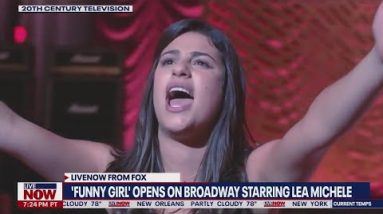 Lea Michele meets with Broadway fans after 'Funny Girl' opening | LiveNOW from FOX