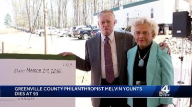 Greenville Tech mourns death of significant donor, Melvin Younts
