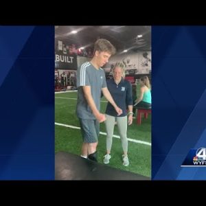Greenville teen paralyzed in diving accident begins to take steps
