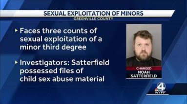 Greer man arrested on child sexual material charges, AG say