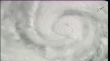 Hurricane Ian from space on Monday