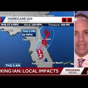 Ian speeds up, improving weekend forecast following rough Friday