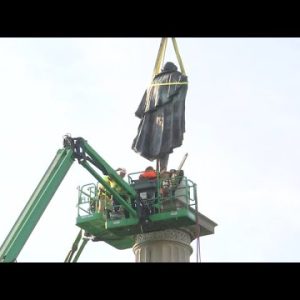 John C. Calhoun statue removed